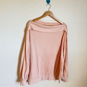 👉 We The Free People Women’s off The Shoulder Adult Casual Long Sleeve Sweater M